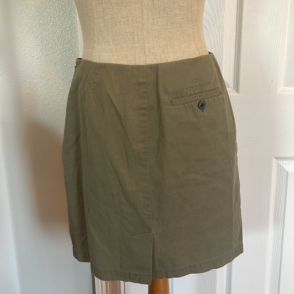 Ralph Lauren skirt short olive green 6 - Picture 3 of 13